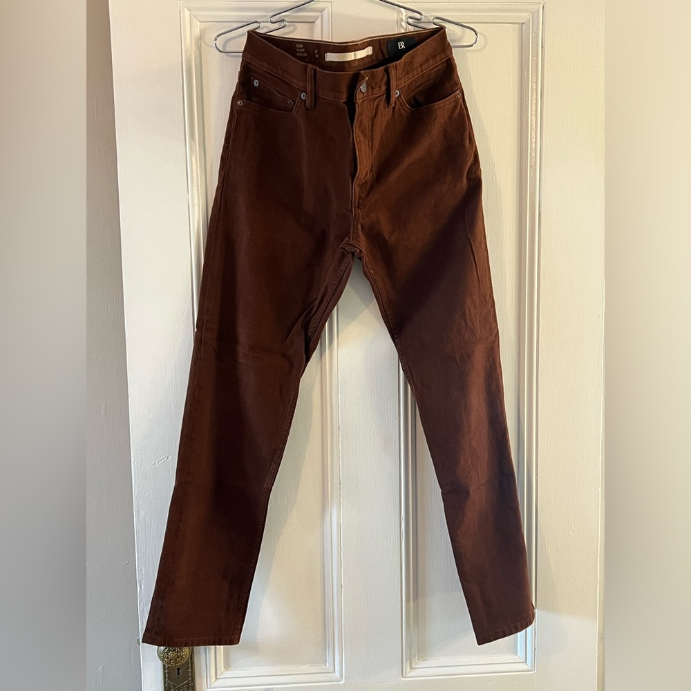 Banana Republic Slim Traveler 2.0 in Toasted Hickory size 31x30